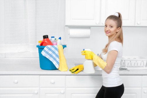 Final property clean before handover in Ruislip rental accommodation