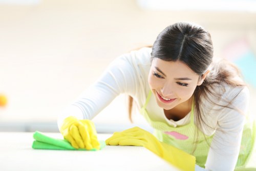 Fresh and organised living space after house cleaning in Ruislip